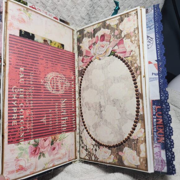 Bicycle/Roadmap Cover Junk Journal 9 x 5 x 1, 84 Pages - Picture 5 of 8